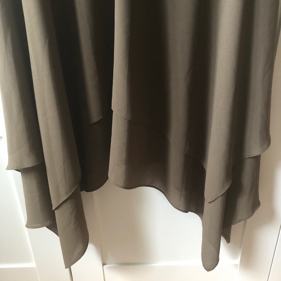 H&M utilitary style chiffon layered dress - Picture 7 of 7